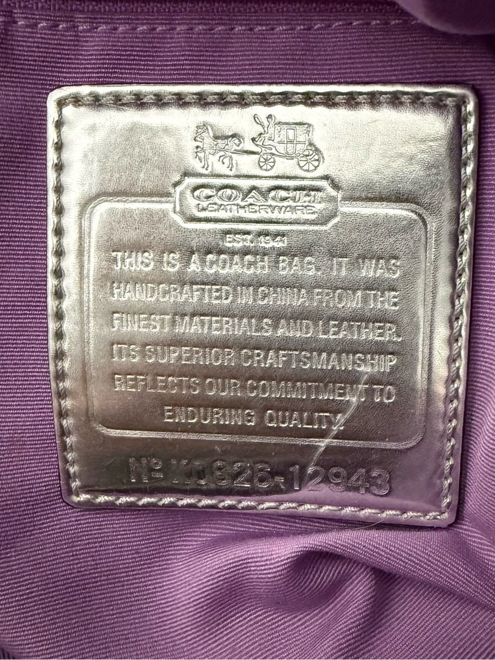 Coach Madison Op Art Sabrina Satchel & Convertible Shoulder Strap - Picture 15 of 15